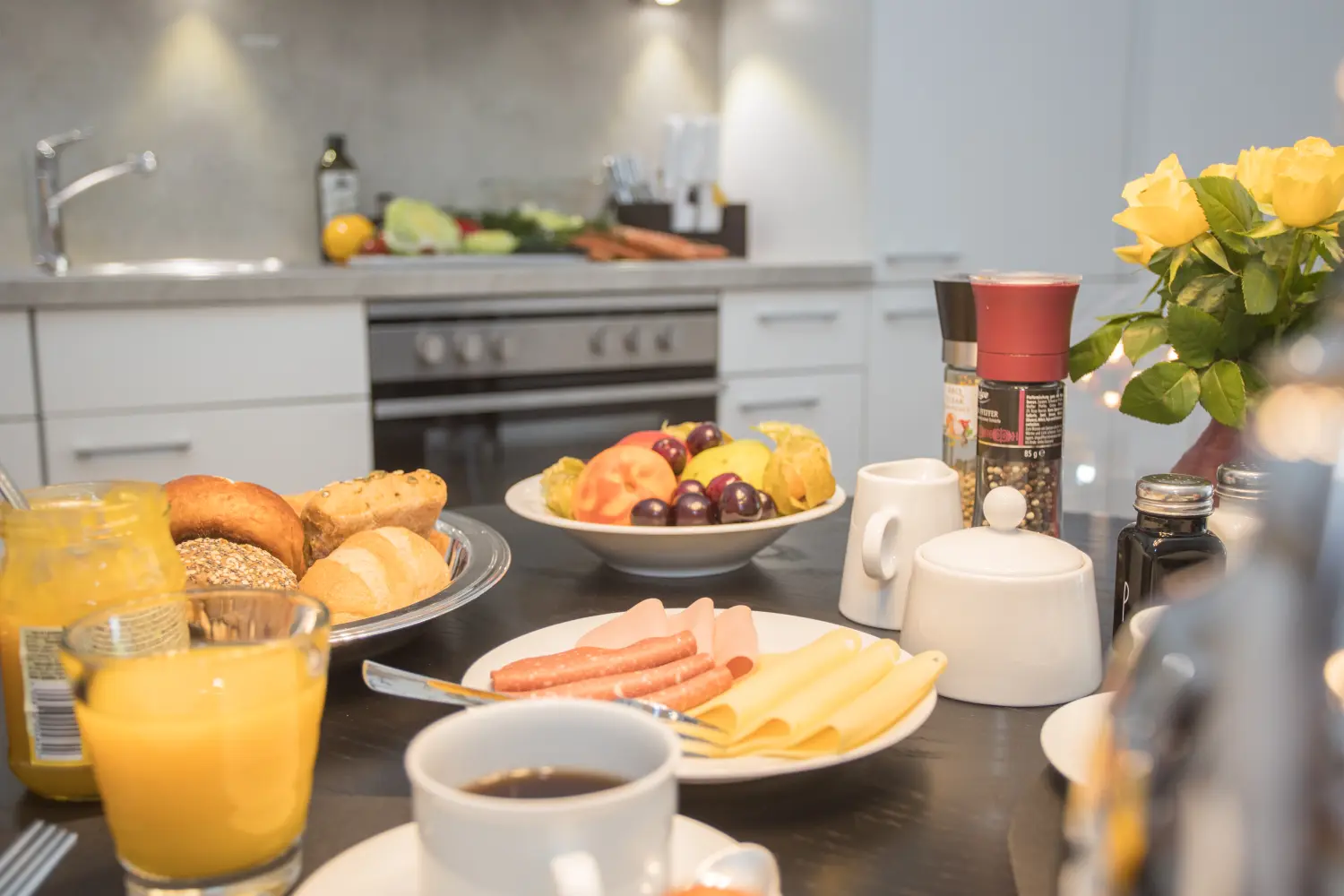 DE SUITE – Winterberg Deluxe, ontbijt aan de keukentafel